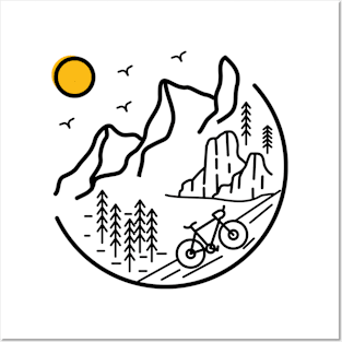 mountain bike Posters and Art